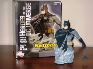 Batman the Dark Knight Dc Universe Heroes Bust Dc Limited Rare From 2008 - Picture 1 of 1