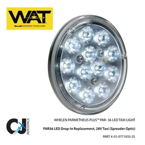 Whelen 01-0771833-25 Parmetheus Plus PAR36 28V LED Taxi Light (Spreader Optic) - Bild 1 von 7
