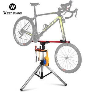 Soporte de reparación de soporte de trabajo para bicicletas estante de estacionamiento plegable hogar bicicleta herramienta mecánica - Imagen 1 de 8