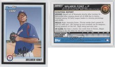 2010 Bowman Prospects Wrapper Redemption Black Wilmer Font #BP87