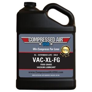 Food Grade Vacuum Pump Lubricating Oil - XL Extended Life Oils (1 GAL)