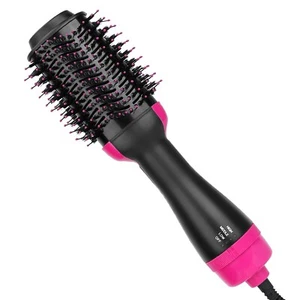Hot Hair Brush 4 In 1 Hair Dryer Volumizer Brush Dryer Comb For Straightening Cu - Picture 1 of 8