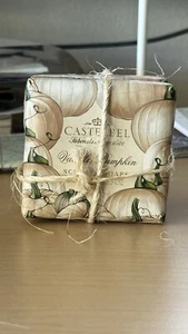 Set 2 Castelbel Luxurious Scented Bath Bar Soap Pumpkin Chai Vanilla Give Thanks - Picture 1 of 5