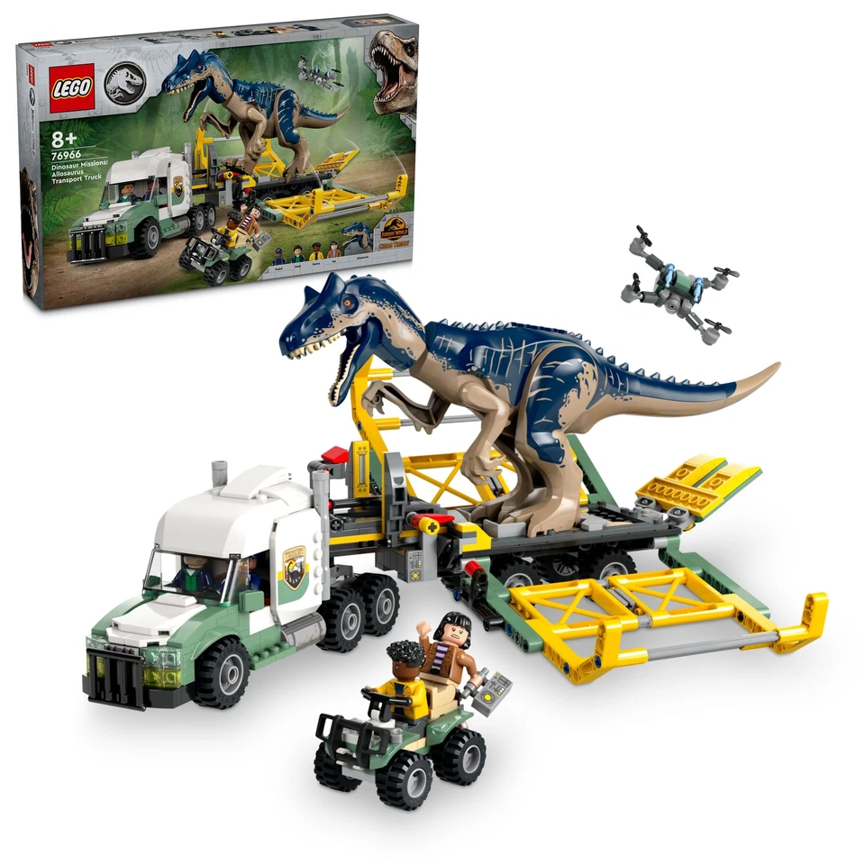 LEGO Jurassic World: Dinosaur Missions: Allosaurus Transport Truck (76966)