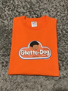 Vintage 90s Tee Ghetto Dog NYC “Play-Doh” Parody Skate T-Shirt Size XL Hook UPS - Picture 1 of 10