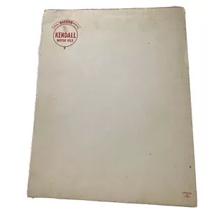 Vintage Kendall Motor Oils Notepad Note Pad Writing Kendall Superb 5.5” x 4 1/4” - Picture 1 of 5