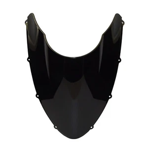 Dark Smoke Double Bubble Windscreen Windshield For DUCATI 848 1098 1198 2007-13 - Picture 1 of 5