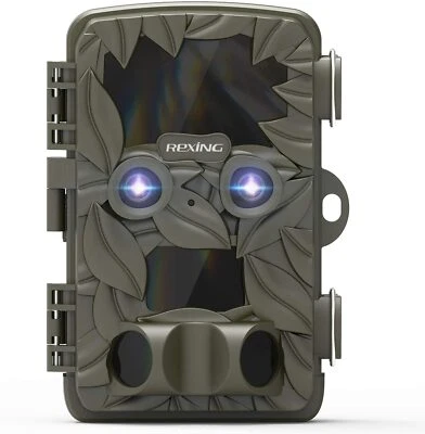 REXING Woodlens H6 - Dual Camera Trail Cam, 4K+FHD Ultra HD Video - Image 1 of 4