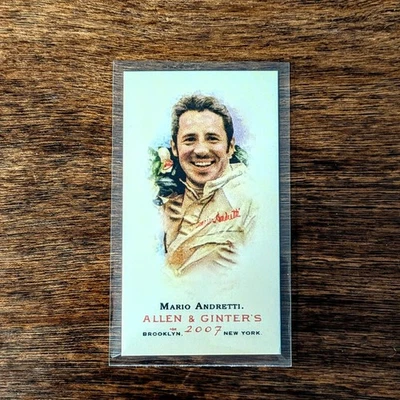 MARIO ANDRETTI #19 Topps 2007 Allen & Ginter Racing - Ginter Back Mini - Image 1 of 2
