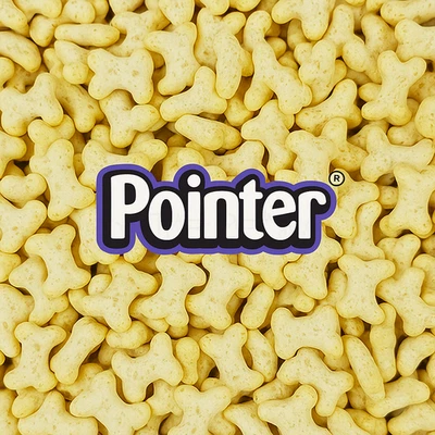 Pointer Milky Cheesy Dog Treats Small Bones | Pointer Crunchy Biscuits UK STOCK - Image 1 of 4