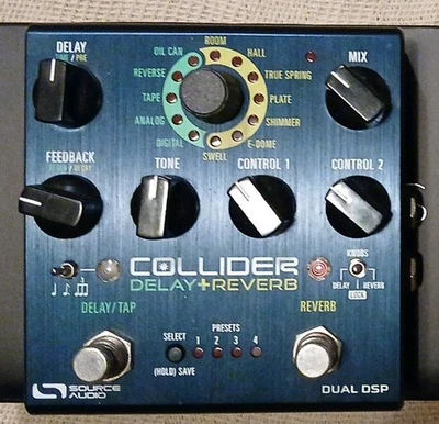 Source Audio Collider Stereo Delay+Reverb Pedal - SA263 - Image 1 of 3