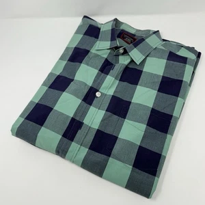 UNTUCKit Button Down Long Sleeve Green/Blue Plaid Dress Shirt Men’s Size XL Tall - Picture 1 of 6