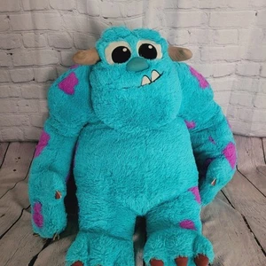 Disney Pixar Mattel Jumbo Plush Sully Monsters Inc 32” Tall Retired Pre-Owned - Picture 1 of 4