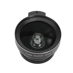 Phone Camera Lens 2 In 1 Phone Lens Kit Universal 37Mm 0.45X Wide Angle Le SPC - Zdjęcie 1 z 12