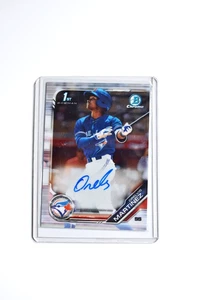 Bowman Chrome 1st Bowman 2019 ORELVIS MARTINEZ novato automático #CPA-OM - Imagen 1 de 2