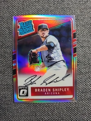 Autógrafo Donruss Optic Braden Shipley 2017 clasificación Rookie Prizm/150 #RRS-BS CASI NUEVO Foto 1 de 3
