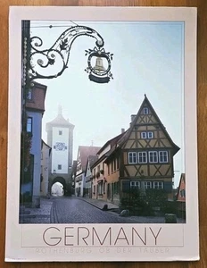 Vintage Hochglanz Poster Druck von Göteborg Ob Der Tauber, Deutschland - 18" x 24" - Bild 1 von 1
