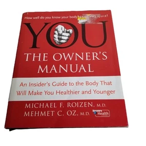 You The Owners Manual by Roizen and Oz Health Body Guide Wellness Book Self Help - Imagen 1 de 4