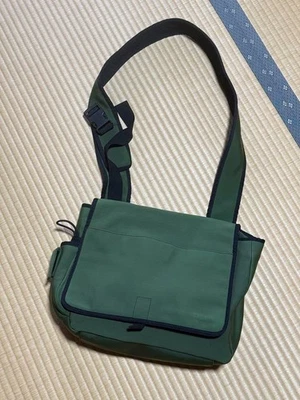 [Used] Miu Miu Archive Shoulder Bag Y2K Canvas Nylon Vintage Green USED Auth - Image 1 of 4