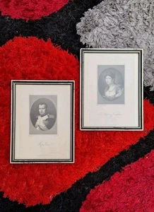 Napoleón y la emperatriz Josefina, antiguo par de grabados de 1835, en muy buena condición Next DD - Imagen 1 de 18