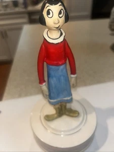 1960's Schmid "Olive Oyl" Ceramic Music Box - Picture 1 of 6