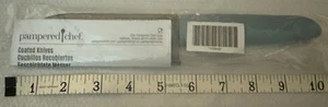 Pampered Chef Coated Santoku Knife New 5 Inch Blade Silicone Coated New - Picture 1 of 3