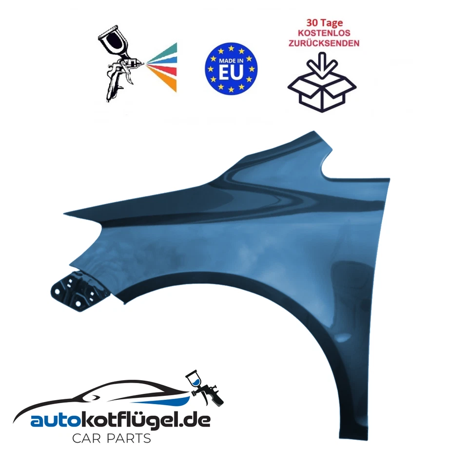 Fender for VW Golf Plus LC5F left 05-14 front painted new - Image 1 of 4