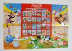 Disney Sportparade Coca Cola 1992 - Poster mit allen 24 Bildern- Vollständig !!