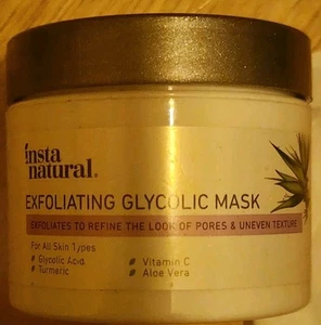 Instanatural Glycolic Acid Exfoliating Face Mask, Exfoliating Face Scrub And... - Picture 1 of 5