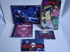 PCE WORKS Ver. SPLATTER HOUSE FM TOWNS / MARTY  Beat 'em up Game, tested-e0221--