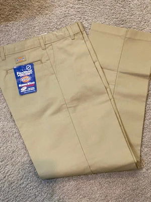 Pantalón Husky Khaki Dickies Talla 18 para Niños con Cintura Flex Frente Plano Resistente a las Manchas Foto 1 de 4