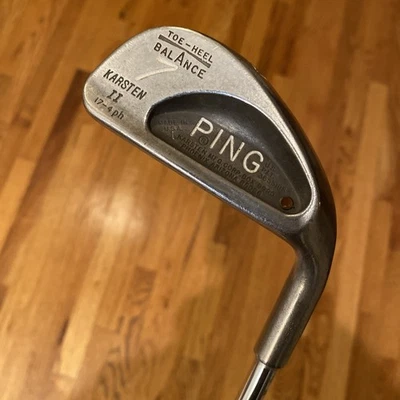 Ping Karsten II Red Dot 7 Iron ZZ Lite Steel Shaft Ping Wrap Grip RH 36” Length - Image 1 of 4