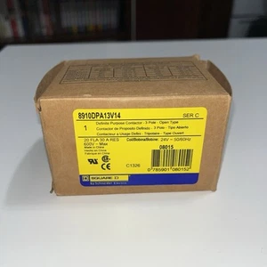 Square D Schneider Electric 8910DPA13V14 Ser A Definite Purpose Contactor NEW - Picture 1 of 17