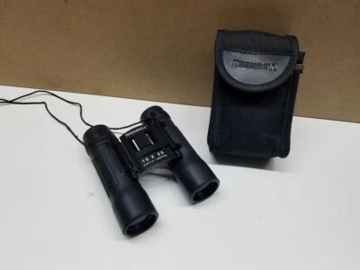Bushnell 10 x 25 Binoculars - Armored Rubber Finish -  w/Case - Clean - Image 1 of 2