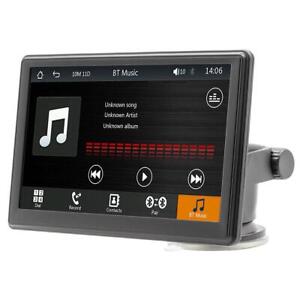 7in Car Audio Bluetooth Touch Screen Video Player For Apple CarPlay Android Auto