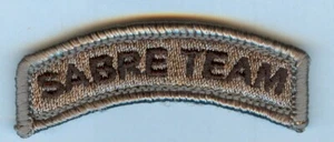 ARMY ROTC "SABRE TEAM" SHOULDER TAB - ACU SUBDUED VARIANT - Picture 1 of 1