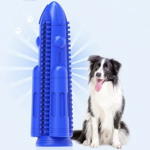 Pet Rocket Molar Stick Pet Dog Chew Toy Toothbrush Teeth Cleaning Molar Rubber - Picture 1 of 6