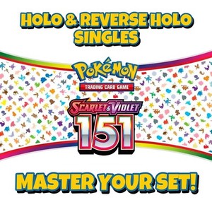 Pokemon TCG Scarlet & Violet 151 Holo & Reverse Holo Singles *CHOOSE YOUR CARD*