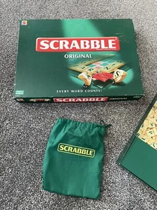 Scrabble Original  2006 Crossword Boardgame - Complete Family Game By Mattel - Picture 1 of 16