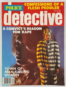 Police Detective Magazine, March 1980, Vintage True Crime Stories, Pulp - Bild 1 von 4