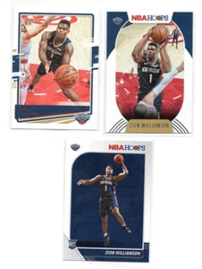 (LOTE DE 3) AROS RC ZION WILLIAMSON 2019-20, AROS 2020-21, DONRUSS 2020-21 - Imagen 1 de 1