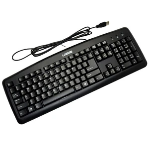 USB Wired Keyboard - NCS KU-0325 Black - Picture 1 of 3