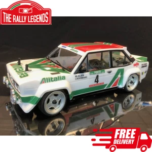 The Rally Legends Fiat 131 Abarth Alitalia voiture RC 1/10 4WD RTR Racing Rallycross - Photo 1/14