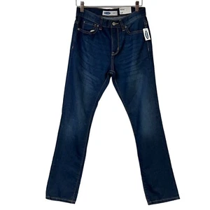 Old Navy Blue Denim Skinny Jeans Medium Wash Girls Size 14 NEW Adjustable Waist - Picture 1 of 12