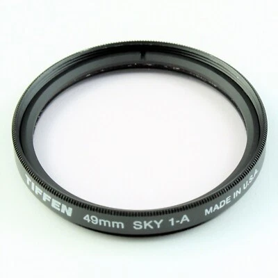 Tiffen 49mm Skylight 1A Filter  for Pentax k1000 w/ 50mm F2 lens *EX* - Image 1 of 2