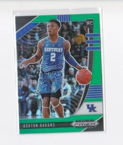 ASHTON HAGANS 2020 PRIZM DRAFT PICKS GREEN PRIZM PARALLEL ROOKIE-SHIPS FREE - Picture 1 of 24