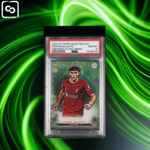 2022-23 TOPPS INCEPTION UEFA STEFAN BAJCETIC EMERGING STARS-BLUE PSA 10 /99 - Picture 1 of 3