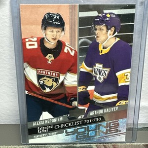 2020-21 YOUNG GUNS YOUNG GUNS CHECKLIST (ALEKSI HEPONIEMI/ARTHUR KALIYEV) RC 730