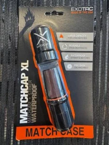 Exotac 004100-BLK MATCHCAP XL Waterproof Match Case, Black - Picture 1 of 3