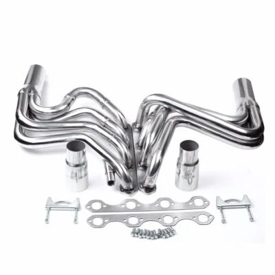 Stainless Steel Manifold Headers Fit For Ford F150 F250 Bronco 1987-1996 5.8L V8 Foto 1 de 4